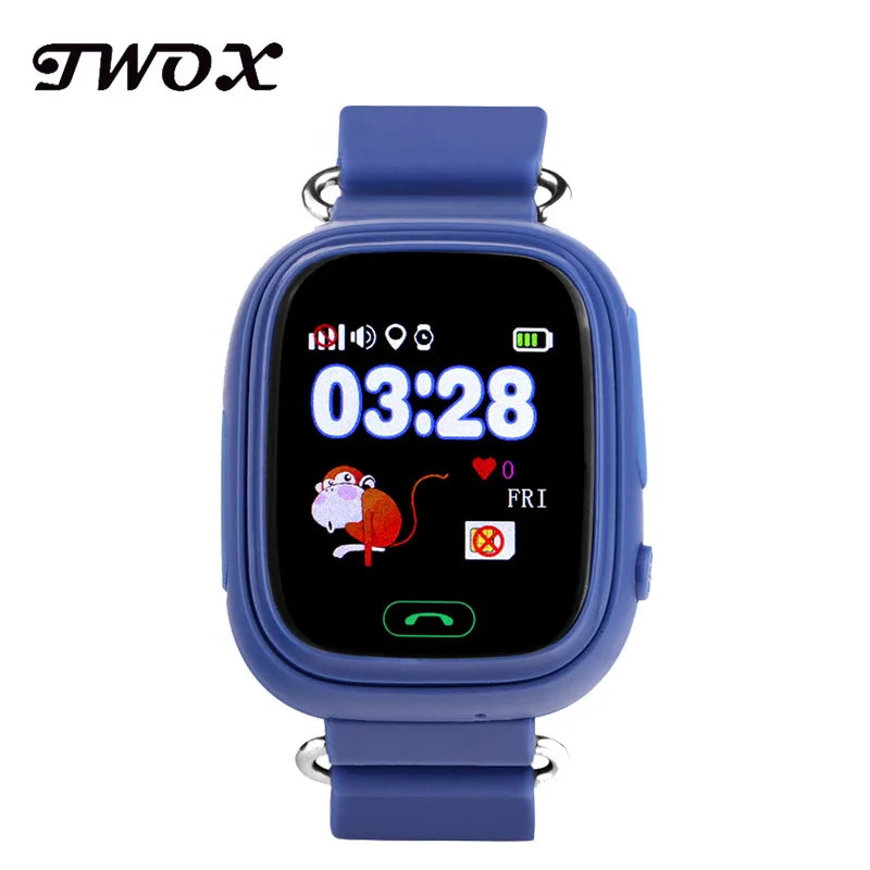 Smart watch для детей Q90 gps smart tracker baby safe Смарт-часы с Wi-Fi местоположение sos-вызов