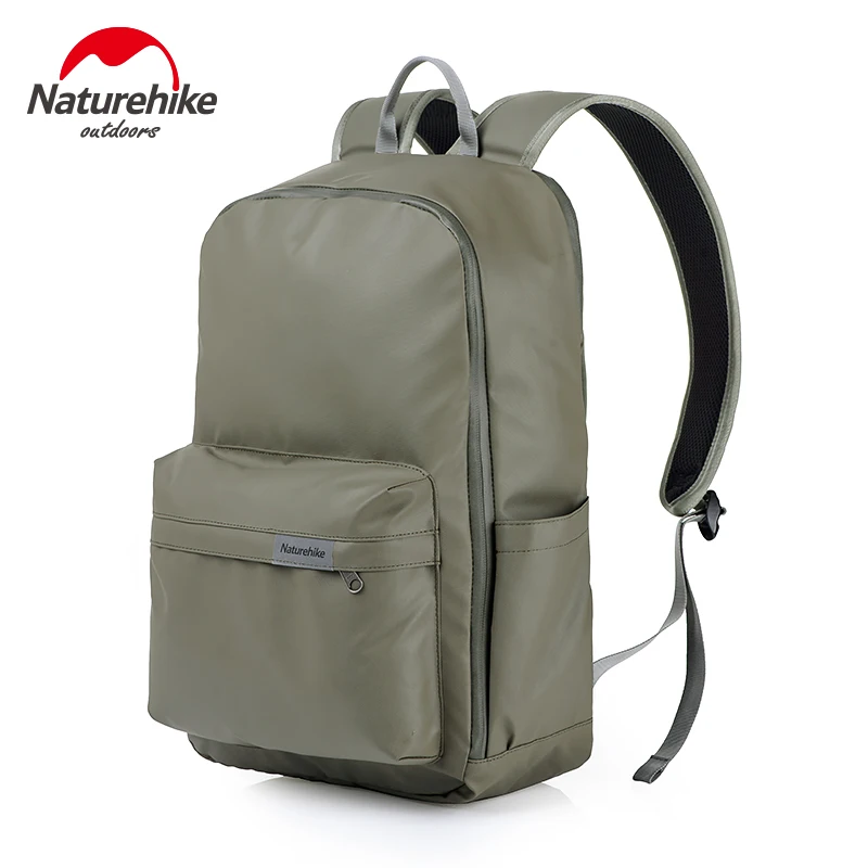 Naturehike 23L Открытый водонепроницаемый мешок 2 цвета унисекс плечевые ремни путешествия альпинизм спортивный рюкзак с отделением для ноутбука NH17A002-B - Цвет: Army Green