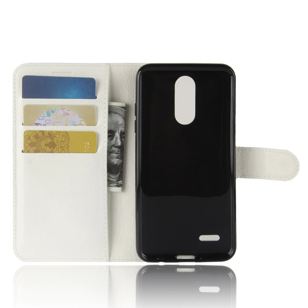 Роскошные Флип кожаный чехол для LG Aristo 2 LV3 2018 бумажник карты карман Coque Fundas