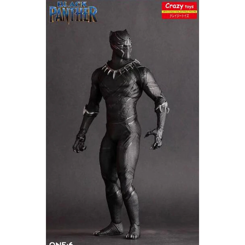 26cm Crazy Toys Black Panther Figure Civil War Avengers Ant-Man Black Panther PVC Action Figures Toys Doll Brinquedos 26cm Crazy Toys Black Panther Figure Civil War Avengers Ant-Man Black Panther PVC Action Figures Toys Doll Brinquedos