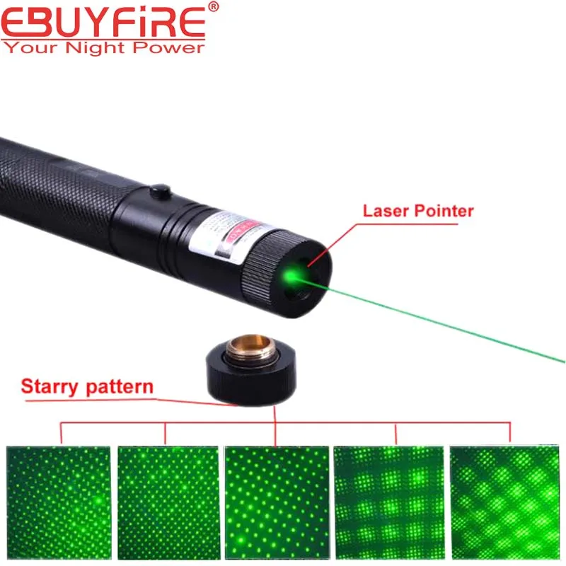 Лазерный 303 фонарик высокой мощности светодио дный фонари 532nm лазерная указка горящая спичка указка ручка с безопасным ключом зеленый