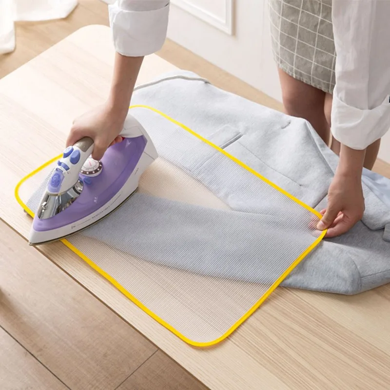 Ironing Cover Cloth Board Protective Pad Heat Resistant Mesh Mat Garment Guard