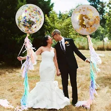 18inch Confetti Balloon Rose Gold Birthday Party Decoration Inflatable Clear Latex Balloons Wedding Decoration Party Decor SHINY 18inch Confetti Balloon Rose Gold Birthday Party Decoration Inflatable Clear Latex Balloons Wedding Decoration Party Decor SHINY