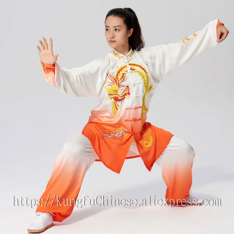 Китайская форма wushu для кунг-фу одежда taijiquan костюм taolu искусственная детей и