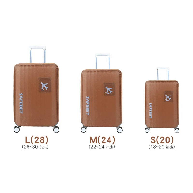 Travel Waterproof Luggage Cover Stretch Protective on The Road Wear-resistant Protective Suitcase Dust Cover for 18 To 30inch
