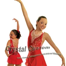 Лидер продаж Катание на коньках платье для Обувь для девочек спандекс изящные бренд соревнования по фигурному катанию платье Индивидуальные dr2644