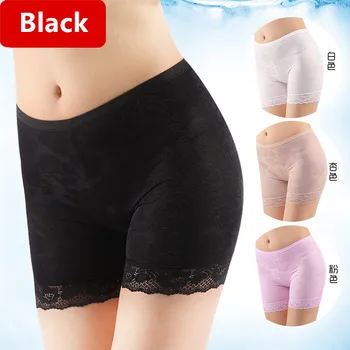 

High Quality Safety Short Pants Lace Underwear Leggings Women Panties Black White Shorts Sexy Women's Panties For Lady L-4XL
