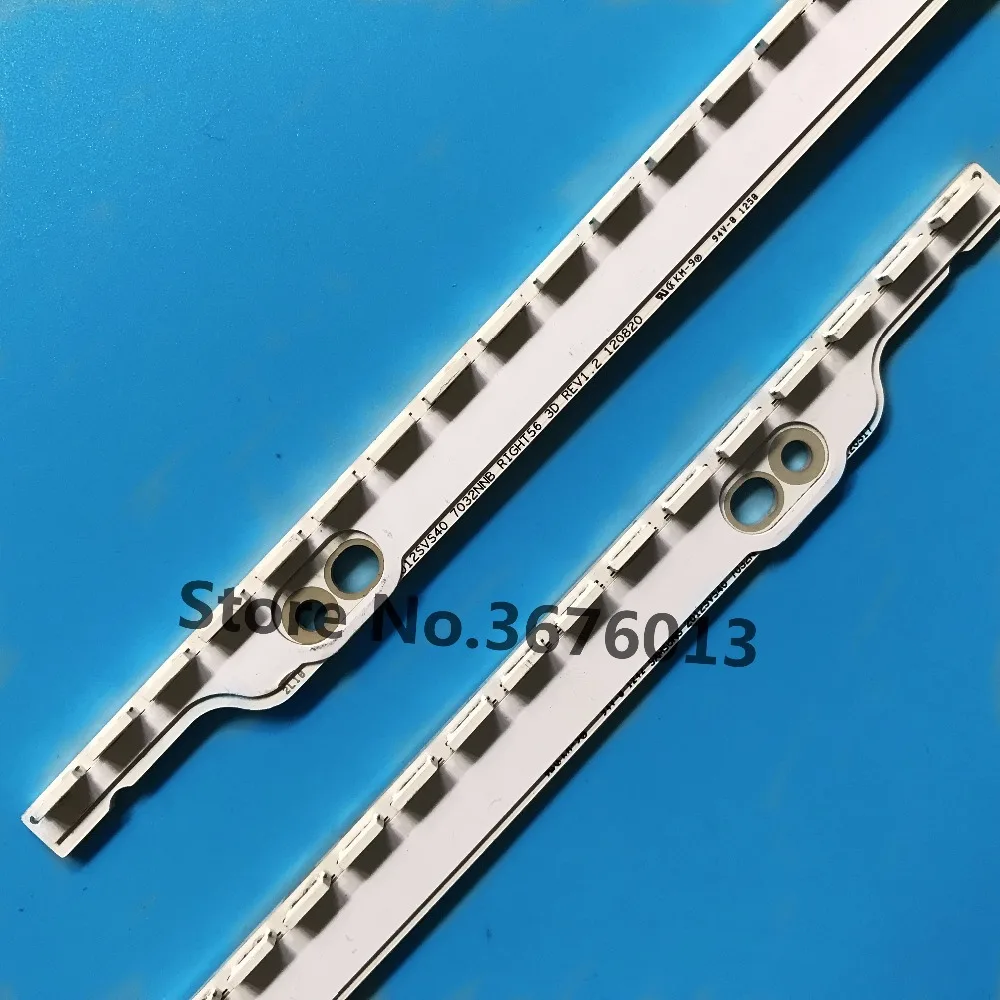 

500mm LED Backlight Lamp strip 56leds For Samsung 40 inch UA40ES6100 TV 2012SVS40 7032NNB RIGHT/LEFT56 10PINS 2pcs