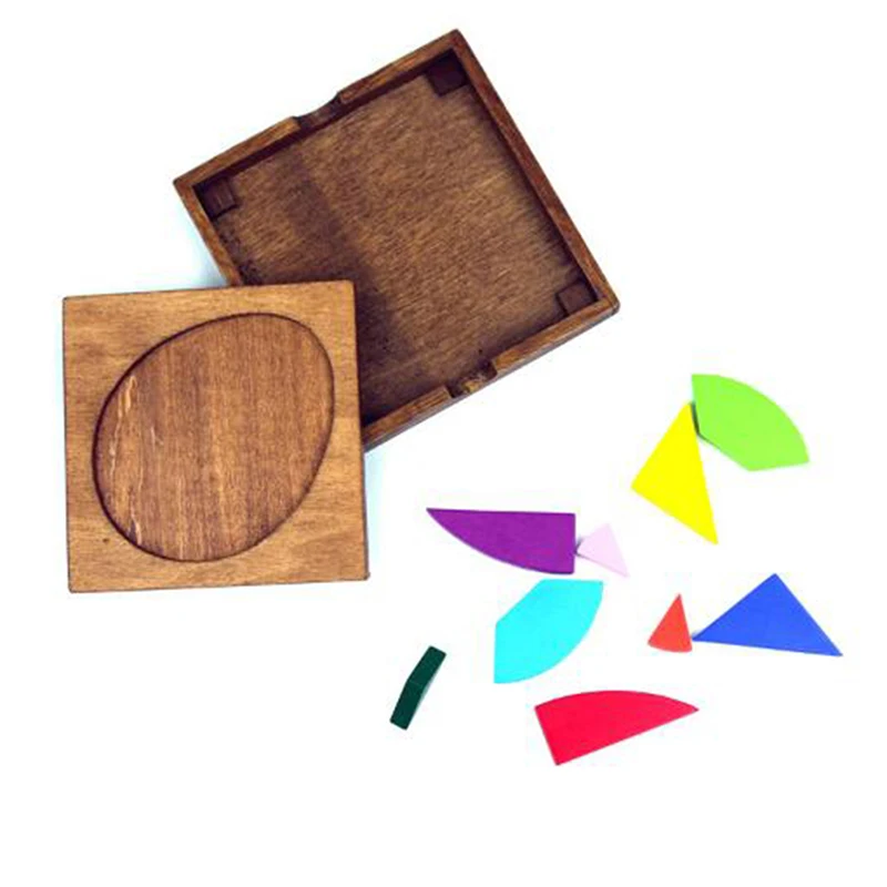Детские игрушки Обучающие деревянные красочные упорядочивание по геометрической форме доска Монтессори детские развивающие игрушки строительные головоломки Детский подарок