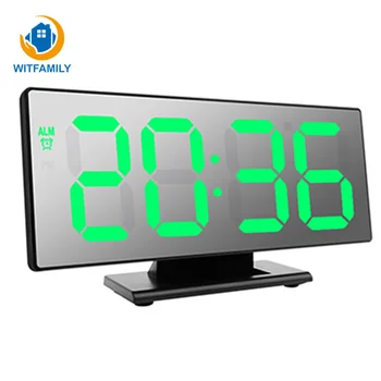 

Clock Digital LED Electronic Temperature Desktop Alarm Clocks Watch Table Night Large Number Display Clock Projector 6NZ035