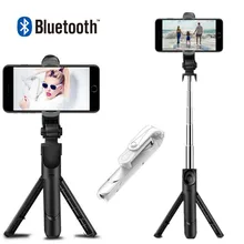 FG3 Mini Bluetooth Selfie Stick trípode plegable espejo remoto Selfie Stick para IOS iPhone X 8 7 más Xiaomi Samsung android