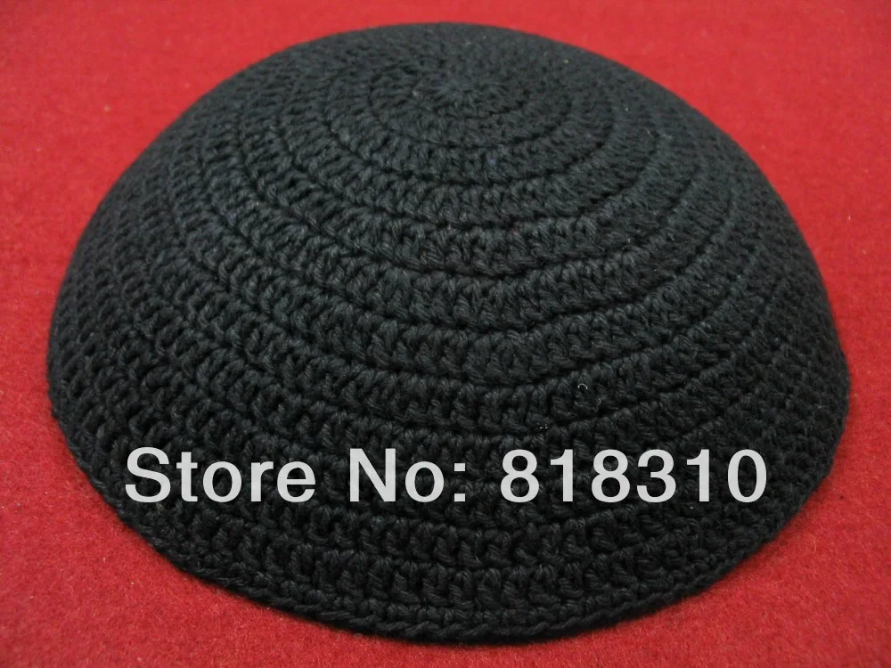 18 см ручной вязки YARMULKE KIPPAH