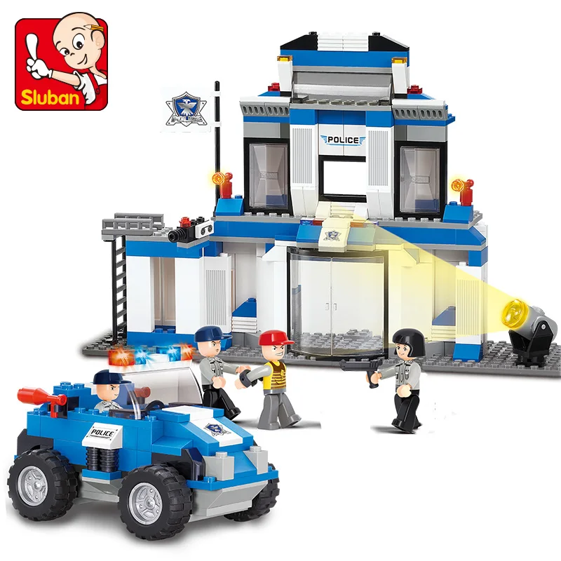 

0191 492pcs SWAT/Police station Constructor Model Kit Blocks Compatible LEGO Bricks Toys for Boys Girls Children Modeling