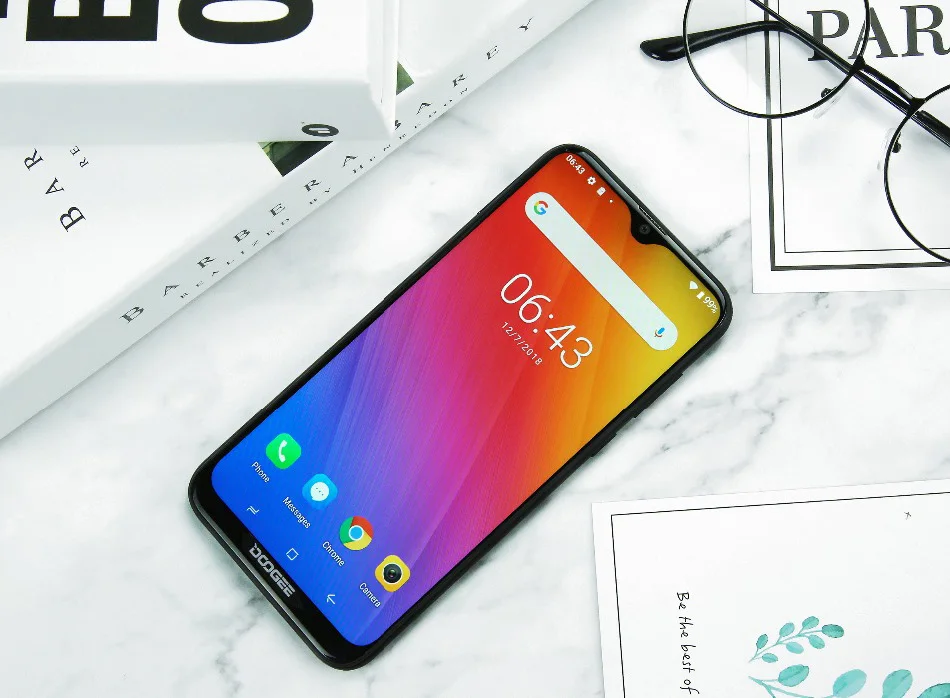 DOOGEE Y8 Android 9,0 MTK6739 четырехъядерный смартфон 6,1 дюймов FHD 19:9 8 Мп+ 8 Мп 3 Гб 16 Гб 3400 мАч 4G LTE мобильный телефон