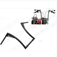 Универсальный мотоцикл перетащите руль " 25 мм Bars для Fit Sportster XL883 XL1200 Dyna Wide Glide поплавок на заказ