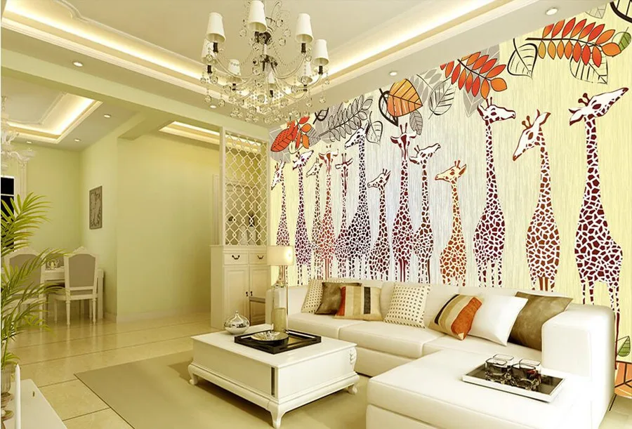 

Custom large murals,Abstract deer forest wallpapers papel DE parede,living room sofa tv wall bedroom wall papers home decor 3d