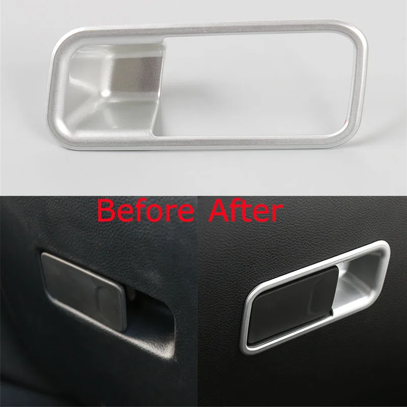 

1Pcs ABS Car Interior Co-driver Co-pilot Storage Box Handle Decorative Bowl Frame Sticker Cover For Jeep Renegade Compass 17+