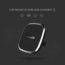 Автомобильное зарядное устройство NILLKIN Беспроводное зарядное устройство USB крепление, устанавливаемое на вентиляционное отверстие в салоне автомобиля держатель телефона док станция для IPhone x 7 7 s plus, 8, 8 plus, samsung S7 S7 край S8 Plus Note 8 7