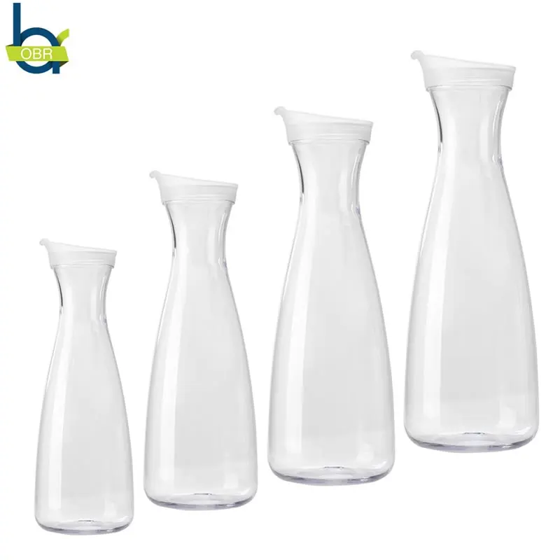 

OBR Plastic Water Pitcher Transparent Water Carafe for Coffee Juice Ice Tea Wine Beverage Dispenser Tea Pot with Lid Drinkware