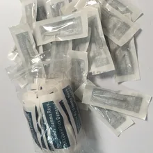 Fresshipping 50 шт. 1R игольчатые наконечники Перманентный макияж тайваньский мозаичный Дракон Мерлин машина 1R игольчатый колпачок