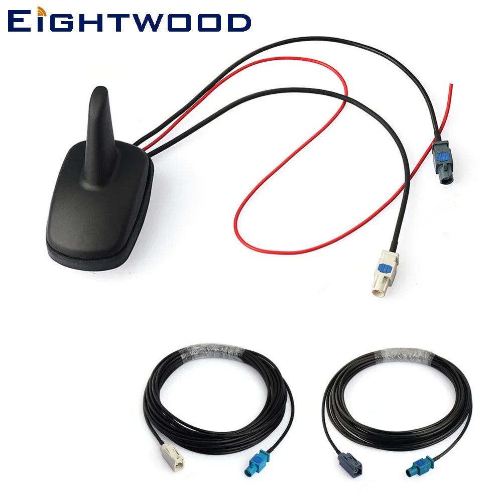 Eightwood DAB + усилитель радиоприемника FM для автомобиля антенна Акулий плавник с