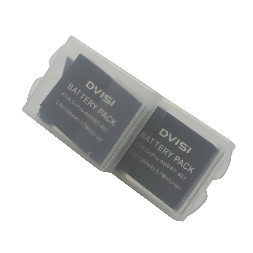 DVISI 2 шт./лот 3,7 V 1500 мА/ч, AHDBT-401 AHDBT 401 AHDBT401 Камера Батарея+ Батарея чехол для экшн-камеры GoPro HERO4 GoPro AHDBT-401 AHBBP-401