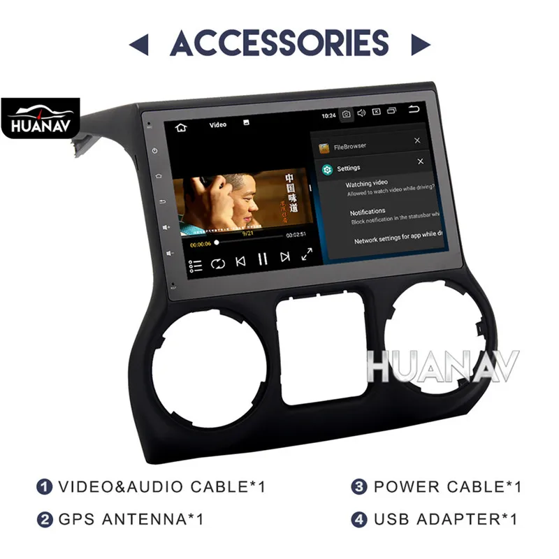 Perfect Car radio player car GPS navigation for Jeep Wrangler 2011-2016 2 din car radio gps Android 8.0 10.2