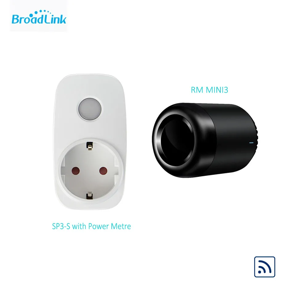 New Broadlink SP3S Smart Wireless WiFi Socket Remote With Power Meter, RM Mini3 Universal Intelligent Wireless Remote Controller