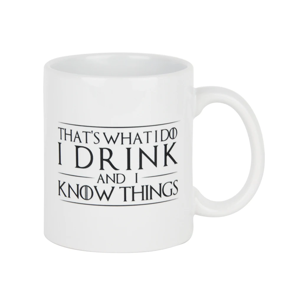 Это то, что я могу сделать, я пью и я знаю вещи керамическая кофейная кружка 11 унций отличный подарок для фанатов Игры престолов