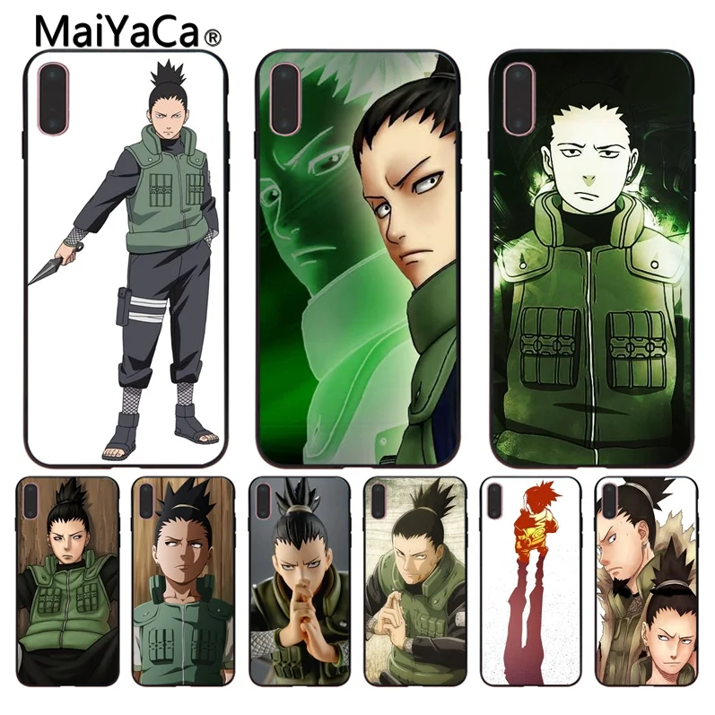 

MaiYaCa 2018 NEW Nara Shikamaru Top Detailed Popular Cheap wholesale black For iPhone X 6 6S 7 7plus 8 8Plus 5 5S