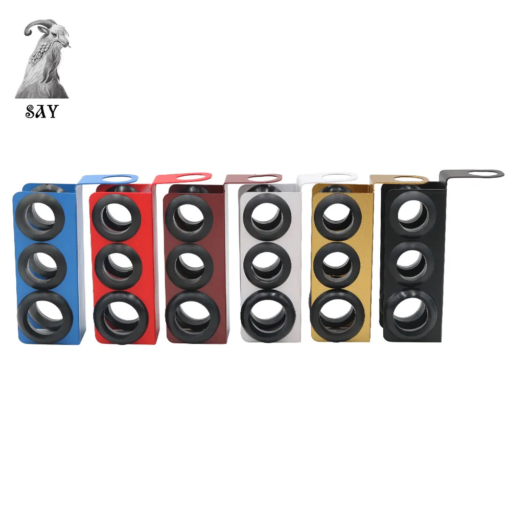 SY Prevent Wear Metal&Silicone Hookah Hose Holder Can Hold 3 Different