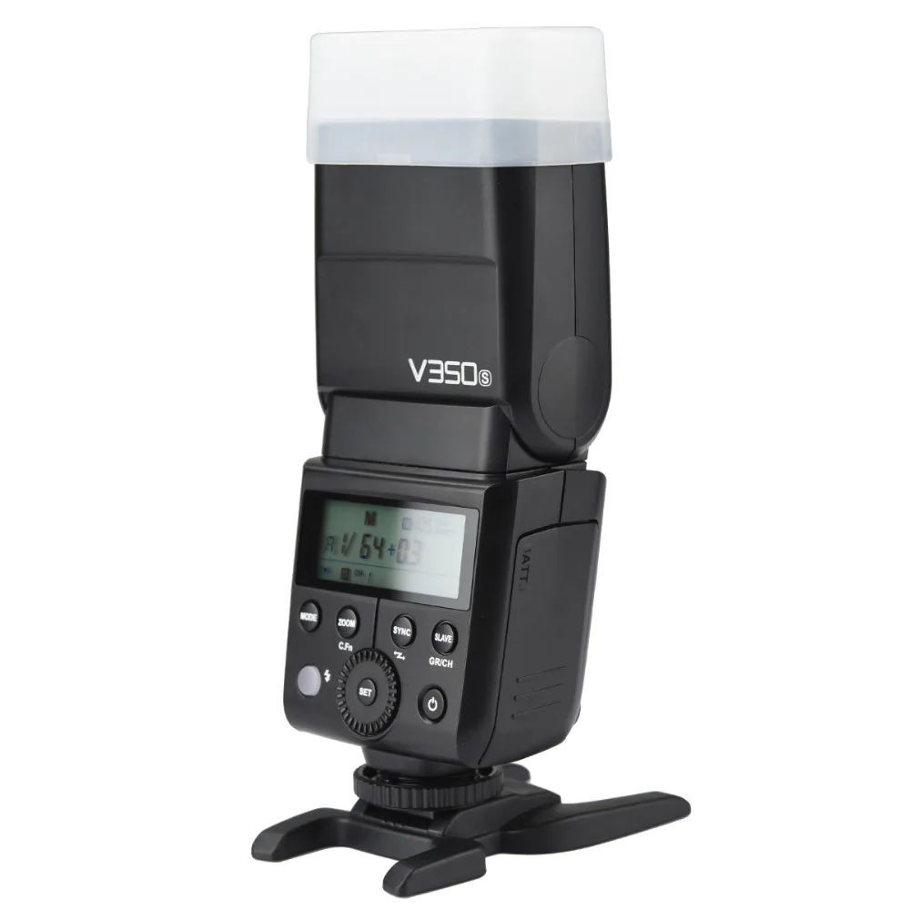 Вспышка Godox V350S TTL HSS 1/8000s Speedlite со встроенным литий ионным аккумулятором 2000 мА · ч и