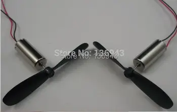 

100pairs 6*14 MM High Magnetic Hollow Cup Motor 4.2V/46500RPM + Propellers For Remote Control Aircraft/Helicopter/Quadcopters