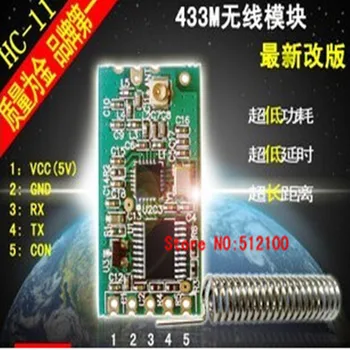

10PCS HC-11 433MHz wireless RF serial UART module CC1101 5V 3V AT command