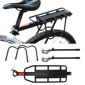 

Bicycle Touring Carrier Universal Adjustable Bike Carrier Rack Mount Cycling Cargo Racks Alloy Quick Release Seatpost Bike Frame