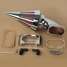 Chrome Air Cleaner Kits Intake Filter For Kawasaki Vulcan VN 2000 Classic 04 10