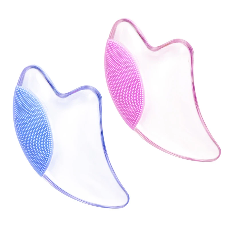 

Luminous Crystal Scraping Board Silicone Facial Massage Tools for SPA Skin Care All-shipping