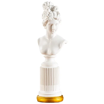 

Nordic Character Goddess Portrait Sculpture Statue Decoration Creative Sketch European Home Crafts Decorations Ornaments Gifts