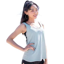 Профессиональный женский спортивный трикотаж футболка для йоги и фитнеса майка жилет без рукавов Женская Спортивная кофта Беговая гимнастическая майка Топы Для Йоги