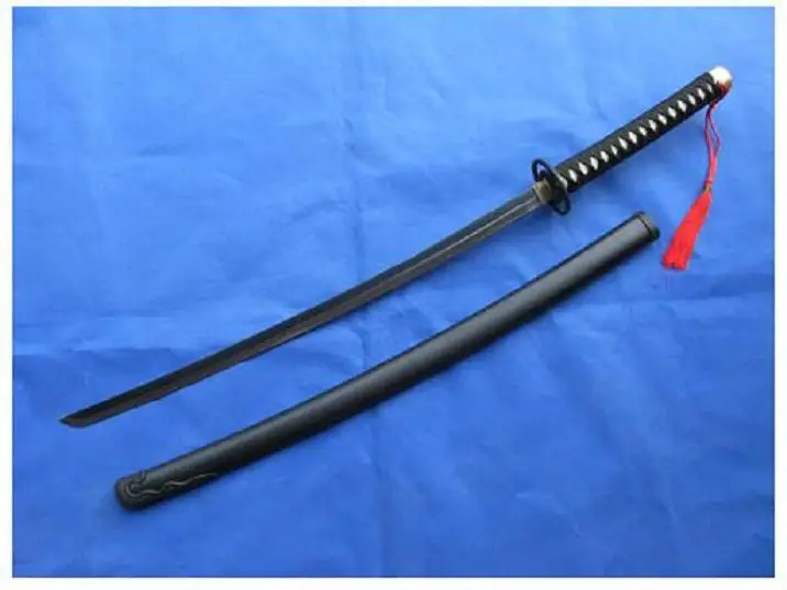 S0262 Аниме HAKUOUKI SESSON chizulu сабля меч ч ружье металлическое лезвие W/ SCABBARD 41&quot|blade