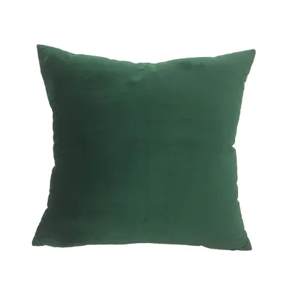 Дзенга Одноцветный вельветовый чехол для подушки Чехол размером 45*45 см наволочка для декоративных подушек для дивана домашний декор бархатное покрытие для подушки - Цвет: MR09