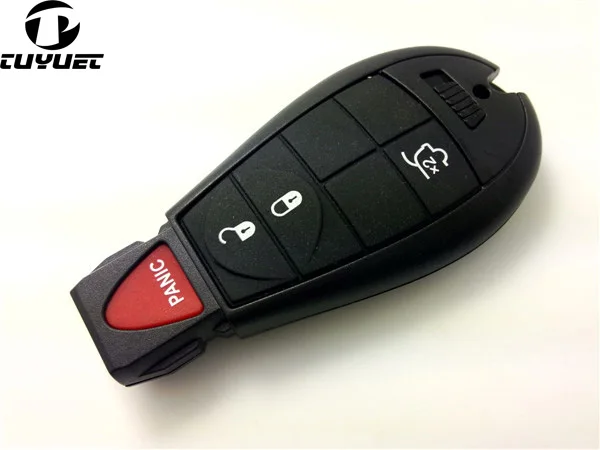 

4 Buttons Smart Remote Case 3+1 for Chrysler Key Shell for Jeep Commander Grand Cherokee Replacement Blanks for Dodge