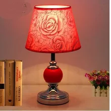 Европейский Декор Спальни молодоженов Настольная лампа Современная подача ночник затемнение энергосберегающий светодиодный прикроватный светильник XXZSP3
