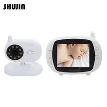 Shujin 2,4 приемник и передатчик для света Дисплей Беспроводной младенцев видео для контроля уровня сахара в крови с Ночное видение Температура мониторинга 3,5 inch монитор 2-Way Talk