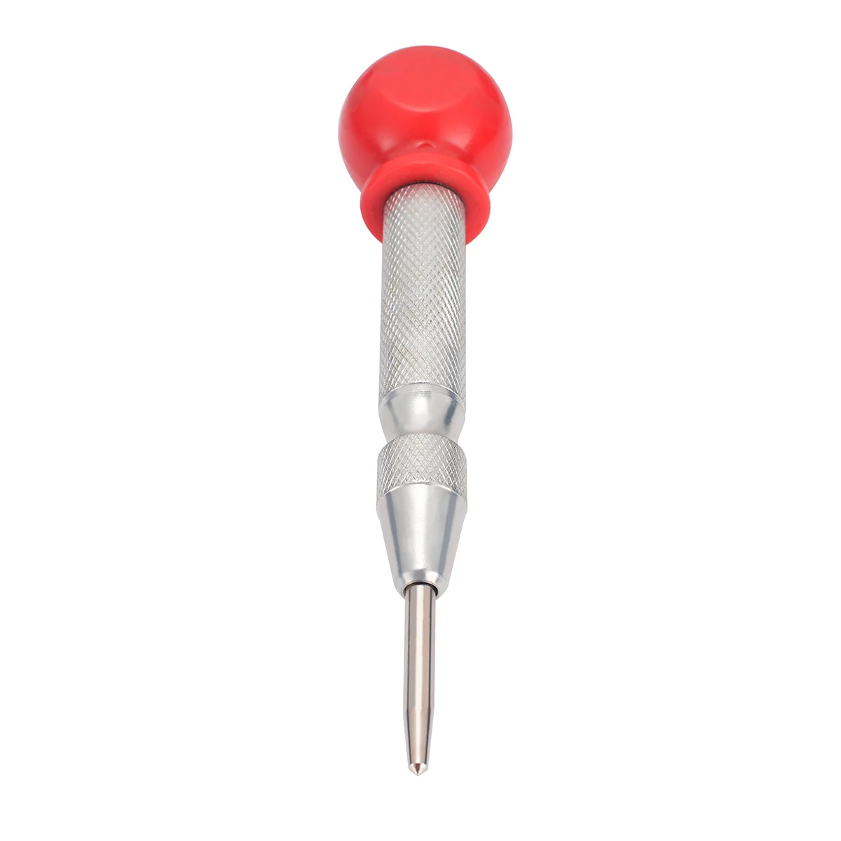 New 5 inch Spring Loaded Adjustable Automatic HSS Center Punch Hole Impact with Protective Sleeve For Marking Drilling Tool