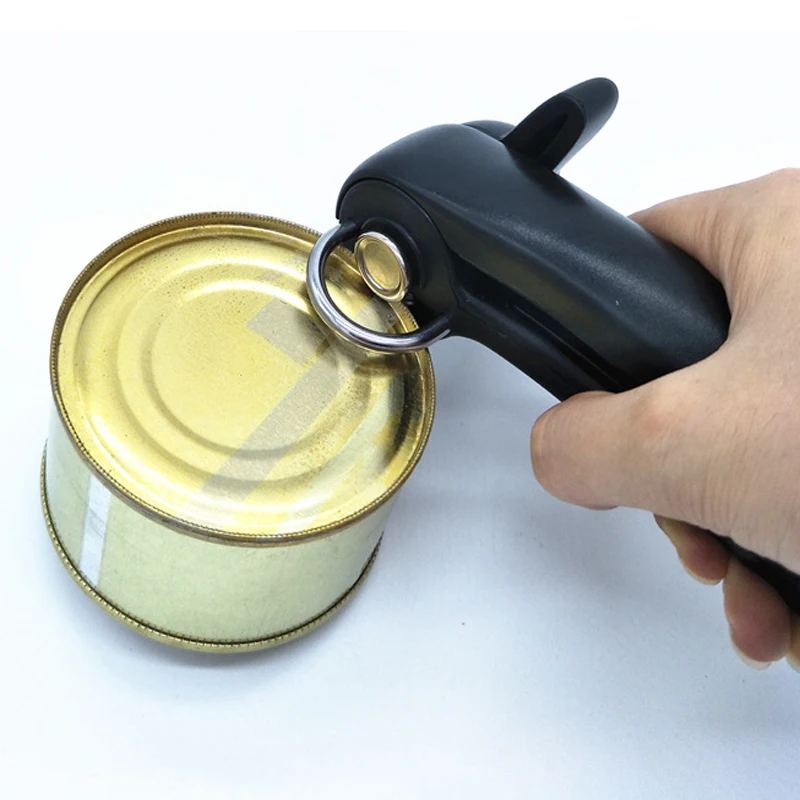 

1pc Safe Bottle Opener Knife Professional Ergonomic Manual Can Opener Side Cut Manual Kitchen Gadgets for Jars Canisters