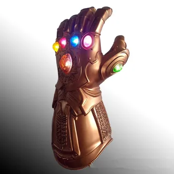 

Infinity Gauntlet Avengers Gloves Prop Avengers LED Gloves PVC Toys Deluxe Thanos Mask War Gloves Helmet Cosplay Masks Props