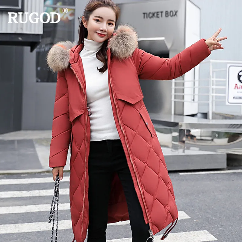 2018 À Le Et Rugod Avec Poches Manteau Femme Épais Vers Chapeau Fermeture Manches Éclair Femmes Hiver Bas Longues De Vestes Fourrure Solide Chaud AIIwd