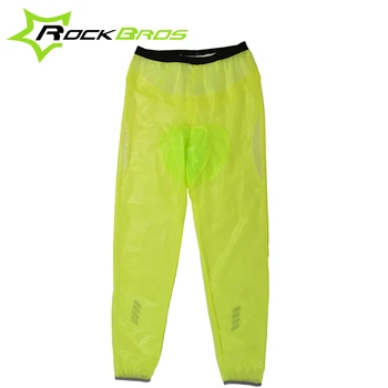 

ROCKBROS Breathable Bicycle Rain Pants MTB Road Bike Rain Trousers Men Windproof Windshield Cycling Pants Full Length 3 Colors