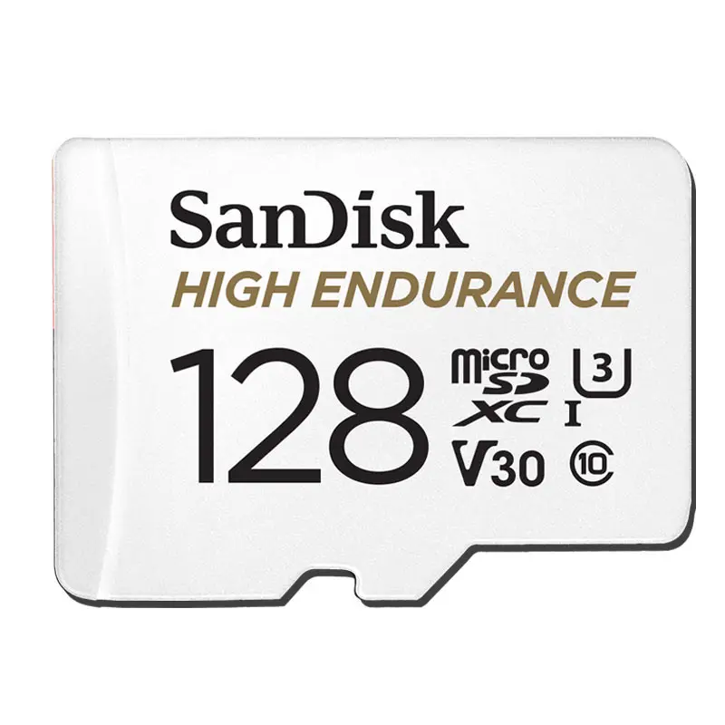 Двойной Флеш-накопитель SanDisk Memory Card с высокой износостойкостью видео показвыаться на 32GB 64GB MicroSD карты SDHC/SDXC C10 100 МБ/с. карты памяти для видео наблюдения - Емкость: 128 ГБ